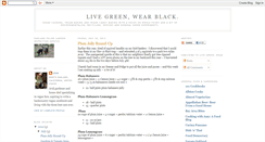 Desktop Screenshot of livegreenwearblack.com
